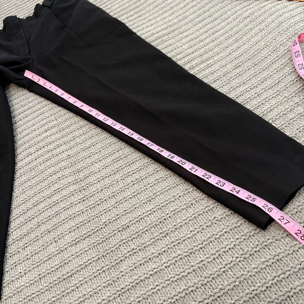 A.L.C. Black Pleated High Rise Pants Women's Size 2 Career Office Quiet Luxury - Picture 10 of 10